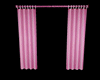 curtains pink