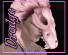 Plain Pink Wolf Skull