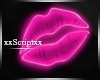 SCR. Neon Pink Lips