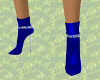 {S} Blue Ankle Boots