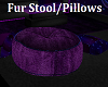 Pillows/Fur Stool