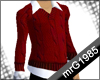 [85] Sweater Cable Red