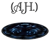 (A.H.) Blue Panther Rug