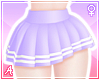 A| Purple Pleated Skirt