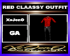 RED CLAASSY OUTFIT