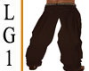 LG1 Brown Baggy Slacks