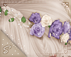 !S Hair Flower Purple