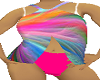 swimsuit rainbow & pink