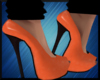 IVI Orange PVC Heels