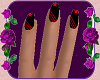 Star Red Nails