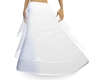 white layered Skirt