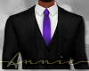 Black Suit Royal Tie +