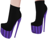 Purple/Black boots
