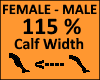 Calf Scaler 115%