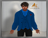 Rose Suit Jacket Blue