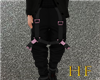 ^HF^ Black Pant w Pink