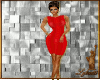 Red Cocktail Dress XXL