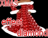XMAS RED EFFECT DIAMOND
