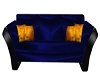 Blue N Gold Sofa