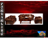 Brown Leather couch set
