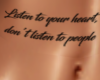 *Heart Quote Tattoo
