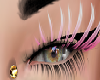 Pink & White Lashes
