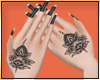 Black Nails + Tattoo