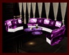 Purple sofa set
