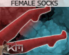 +KM+ Wooly Socks Red