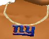 ny giants necklace