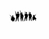 Silhouette  of  soldiers