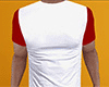 DRV White Shirt with Red Sleeves (M)