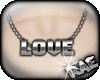 [R] Silver Love Necklace