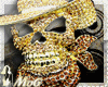 *MG*Skull Cowboy Gold