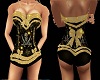 PHV Pirate BlkGld Corset