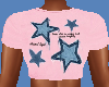 Pink Denim Patch Crop