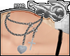 K| Silver Heart Necklace