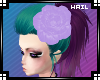 | Hair Flower. Pastel