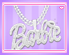Barbie Doll Necklace