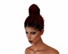 Hair blk red up Miel