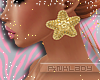 <P>Gold Star Earrings