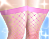 EMBX Pink Fishnet Socks