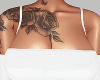 White Tube Top + Tattoos
