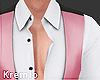 Pink Tuxedo Vest