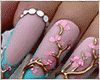 TLS! Pink Design Nails