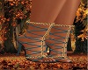 Chains&Laces Heels Teal