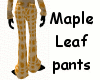 maple leaf pajama bottom