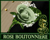 Boutonniere Rose Green