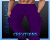 Purple Cargo Pants