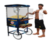 Animated Popcorn Cart